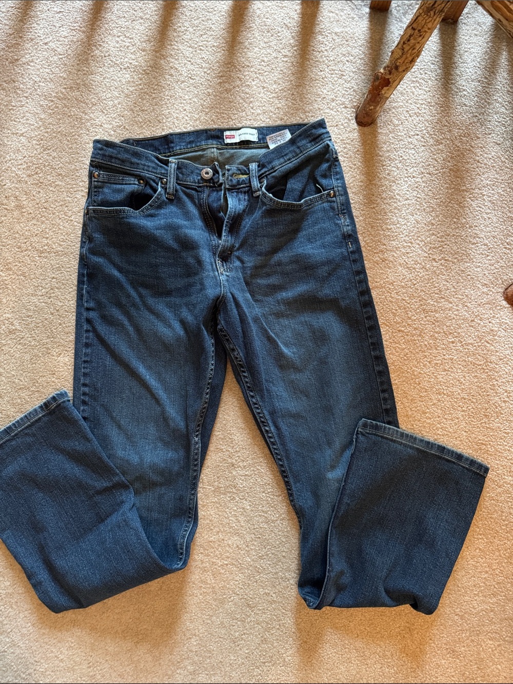 Wrangler Indigo Blue Relaxed Boot Jeans